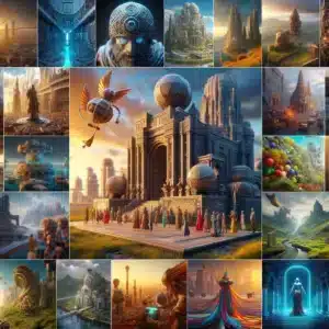 Montage de rendus 3D impressionnants réalisés avec Blender par EKHOWEB.