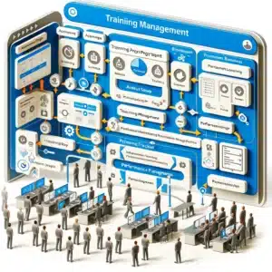 Diagramme illustrant le processus de gestion des formations avec FormDev chez EKHOWEB